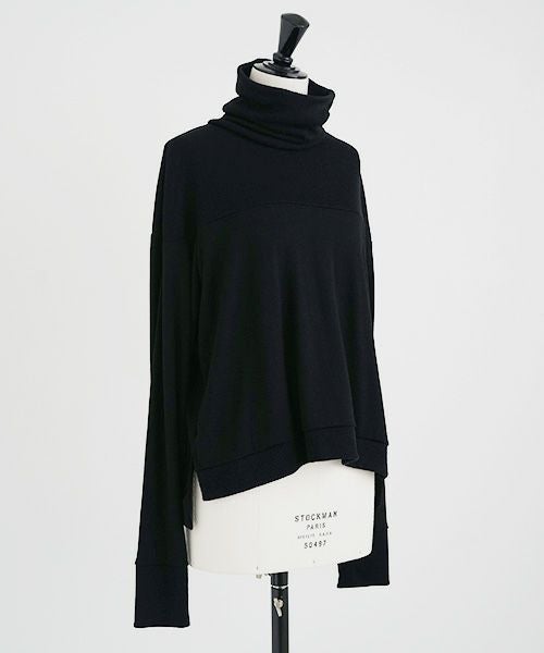 Mochi.モチ.turtleneck knit [ma21-kn-01/black]