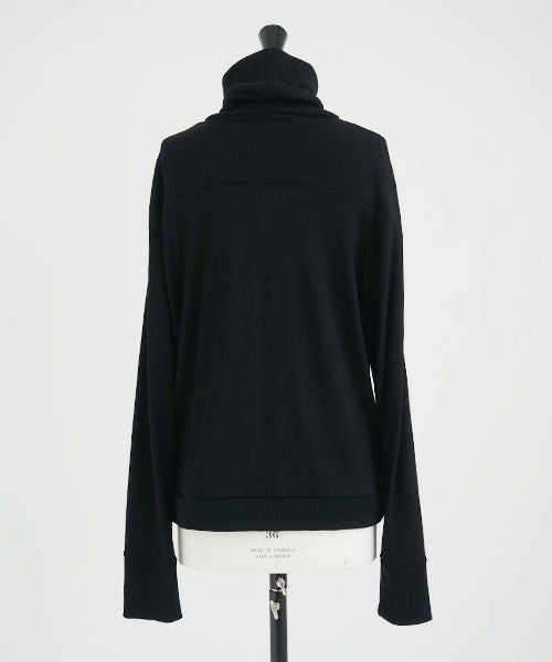 Mochi.モチ.turtleneck knit [ma21-kn-01/black]