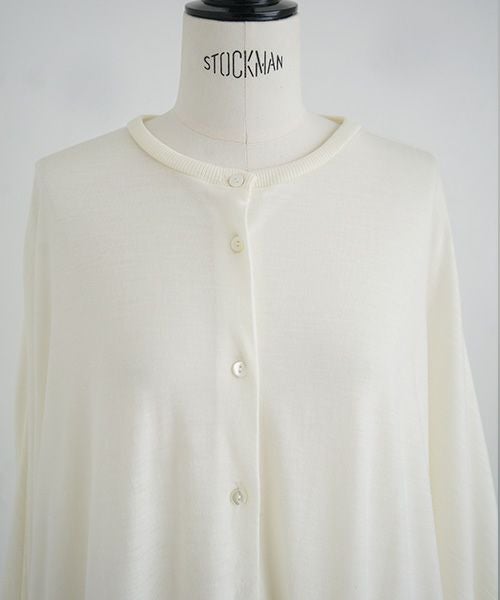 Mochi.モチ.dolman long knit cardigan [ma21-ca-01/off white]