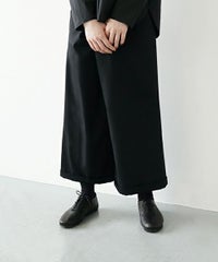 Mochi.モチ.asymmetry wide pants [ma21-pt-01/black]