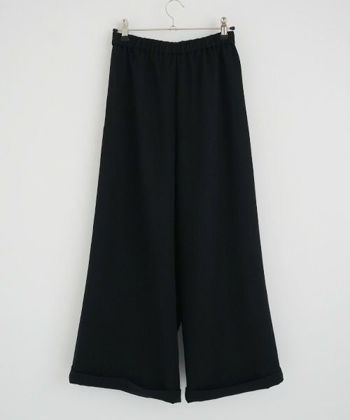 Mochi.モチ.asymmetry wide pants [ma21-pt-01/black]