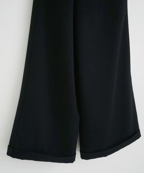 Mochi.モチ.asymmetry wide pants [ma21-pt-01/black]