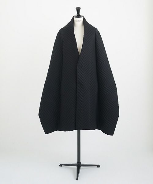 Mochi.モチ.cape coat [ma21-co-01/black]