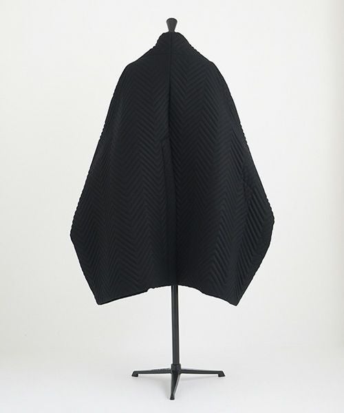 Mochi.モチ.cape coat [ma21-co-01/black]