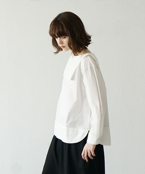 Mochi.モチ.sailor shirt [ma21-sh-01/white]