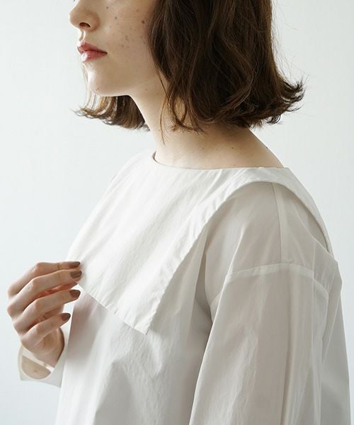 Mochi.モチ.sailor shirt [ma21-sh-01/white]