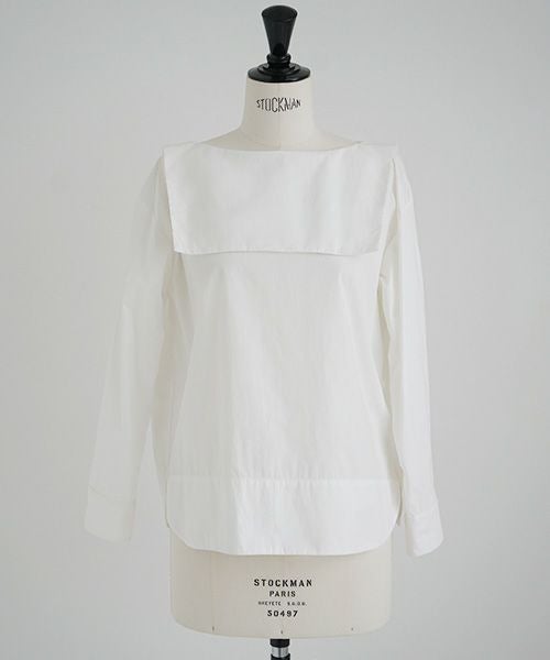 Mochi.モチ.sailor shirt [ma21-sh-01/white]