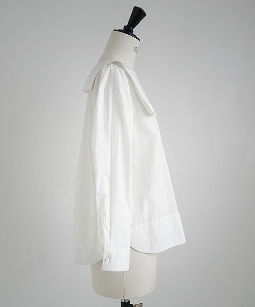 Mochi.モチ.sailor shirt [ma21-sh-01/white]