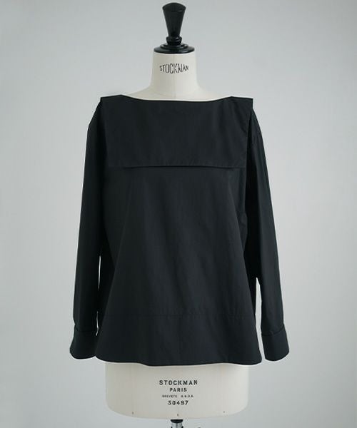 Mochi.モチ.sailor shirt [ma21-sh-01/black]