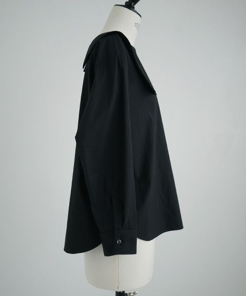 Mochi.モチ.sailor shirt [ma21-sh-01/black]