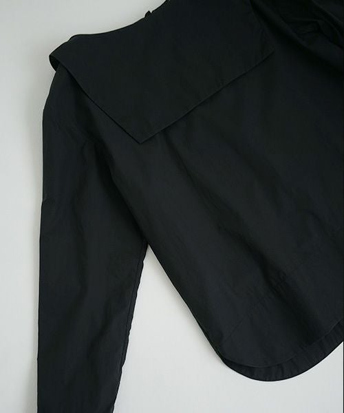 Mochi.モチ.sailor shirt [ma21-sh-01/black]