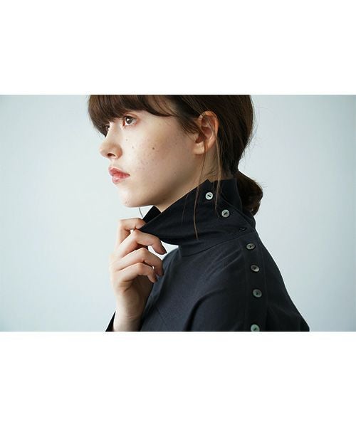 Mochi.モチ.turtleneck shirt [ma21-sh-04/black]