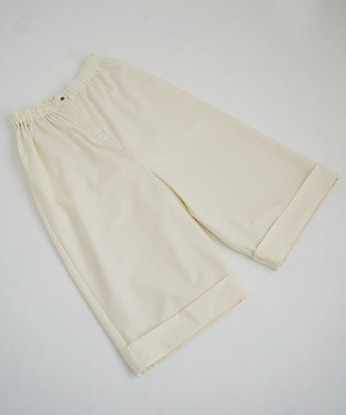 Mochi.モチ.cropped wide pants [ma21-pt-02/off white]