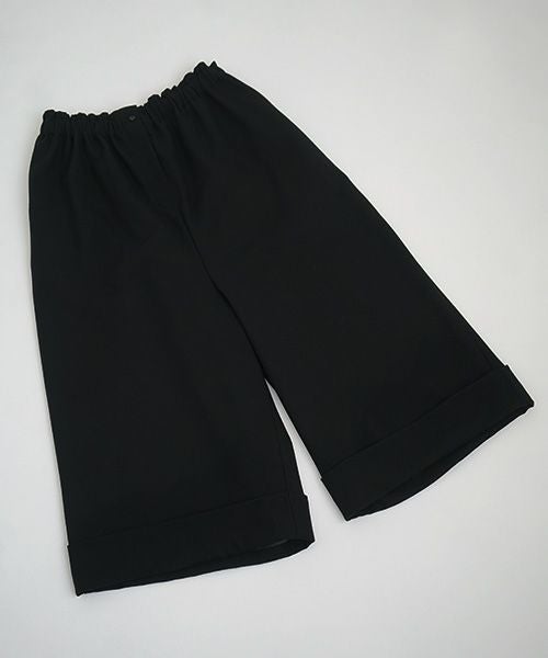 Mochi.モチ.cropped wide pants [ma21-pt-02/black]
