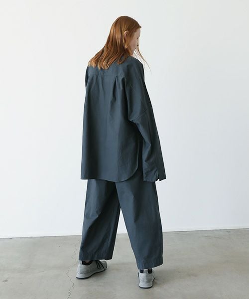 VU.ヴウ.dyed stand collar shirt vu-a12-s02[GRAPHITE]