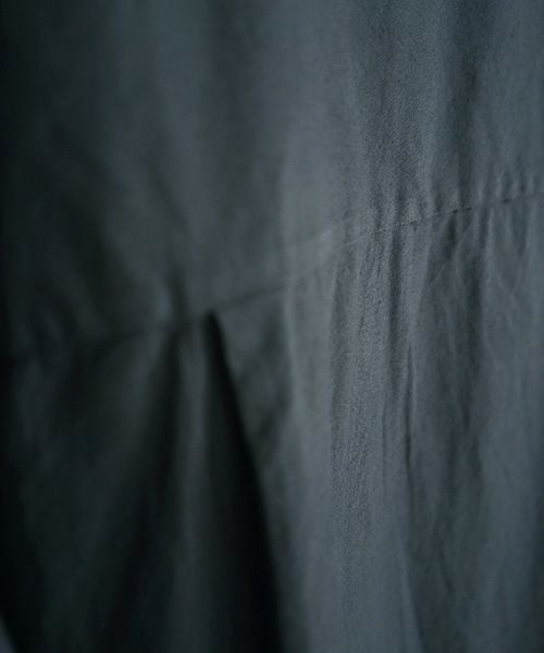 VU.ヴウ.dyed stand collar shirt vu-a12-s02[GRAPHITE]