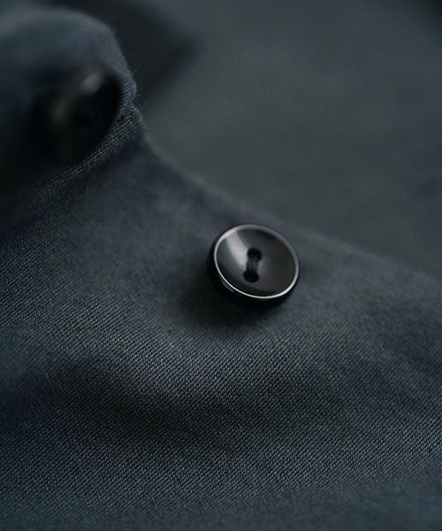 VU.ヴウ.dyed stand collar shirt vu-a12-s02[GRAPHITE]