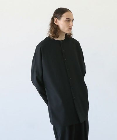 VU.ヴウ.no collar shirt vu-a12-s03[BLACK]