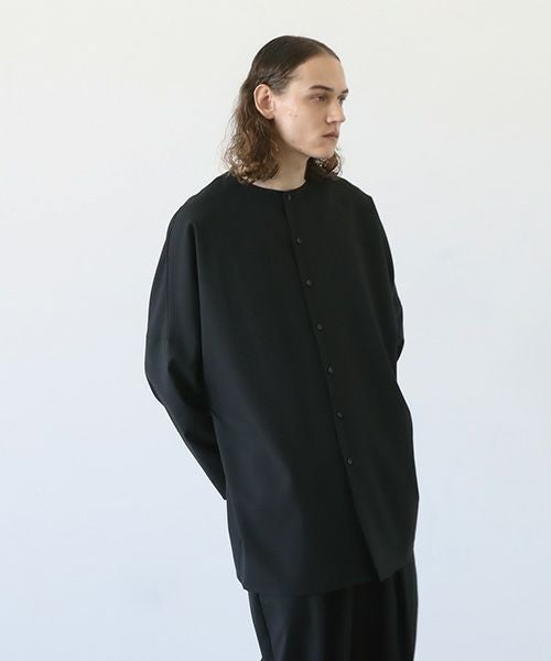 VU.ヴウ.no collar shirt vu-a12-s03[BLACK]
