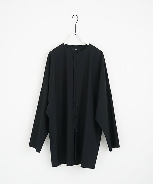 VU.ヴウ.no collar shirt vu-a12-s03[BLACK]