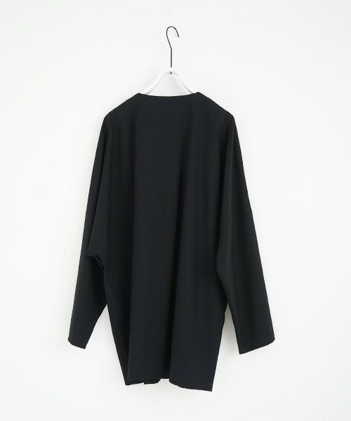 VU.ヴウ.no collar shirt vu-a12-s03[BLACK]