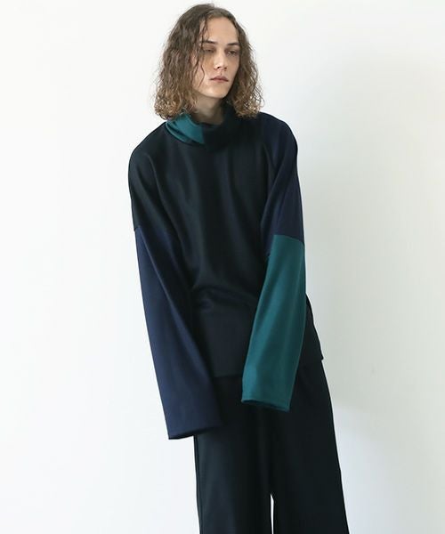 VU.ヴウ.highneck knit vu-a12-k04[BLACK MIX]_