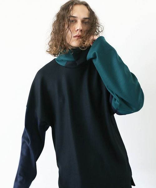 VU.ヴウ.highneck knit vu-a12-k04[BLACK MIX]_