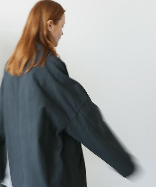 VU.ヴウ.dyed coat vu-a12-j11[GRAPHITE]