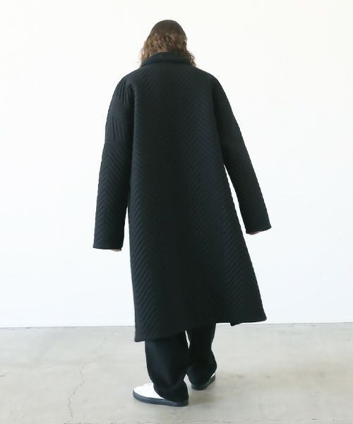VU.ヴウ.Herringbone quilt coat vu-a12-c14[BLACK]