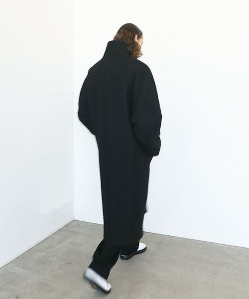 VU.ヴウ.Herringbone quilt coat vu-a12-c14[BLACK]