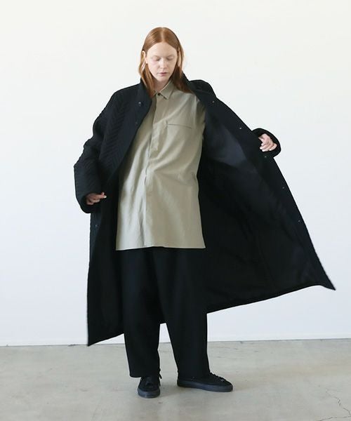 VU.ヴウ.Herringbone quilt coat vu-a12-c14[BLACK]