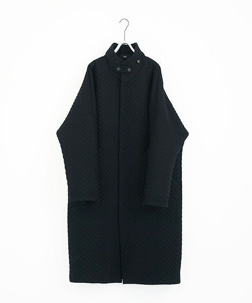 VU.ヴウ.Herringbone quilt coat vu-a12-c14[BLACK]