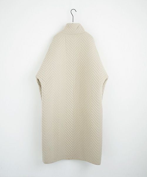 VU.ヴウ.Herringbone quilt coat vu-a12-c14[ICE GRAY]_