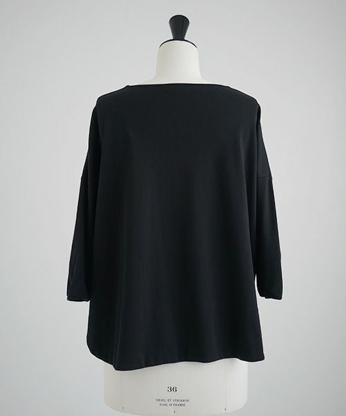 Mochi.モチ.suvin long sleeved t-shirt.[black]