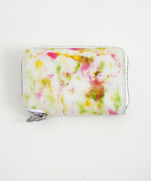 macromauro×Palm maison.マクロマウロ×パームメゾン. Palm maison original paint wallet R pink