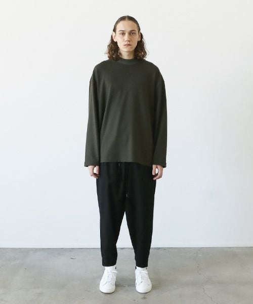 Edwina Hoerl  エドウィナホール.MOCK NECK SWEATER SARTRE [21A/EH43TS-01/d.khaki]_