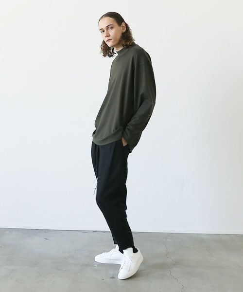 Edwina Hoerl  エドウィナホール.MOCK NECK SWEATER SARTRE [21A/EH43TS-01/d.khaki]_