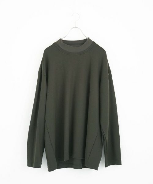 Edwina Hoerl  エドウィナホール.MOCK NECK SWEATER SARTRE [21A/EH43TS-01/d.khaki]_