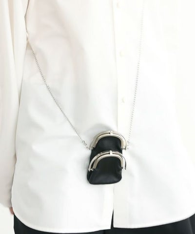 EDROBERTJUDSON.エドロバートジャドソン.chain double frame purse[ODD・B01X CO-14A / 005.black]
