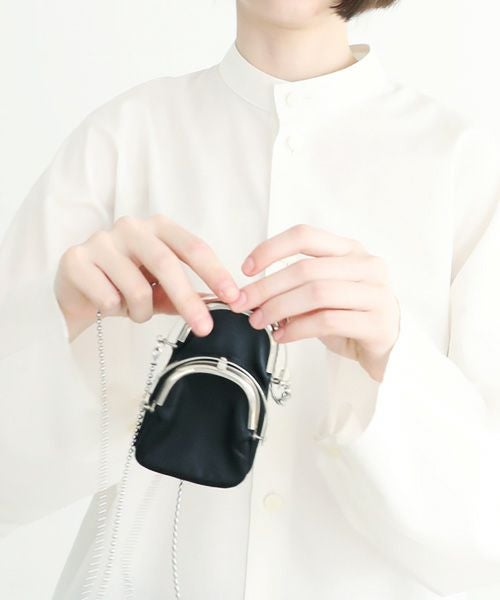 EDROBERTJUDSON.エドロバートジャドソン.chain double frame purse[ODD・B01X CO-14A / 005.black]