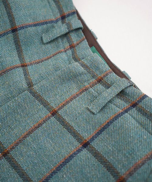 ohta.オオタ.check wide pants [st-29C]