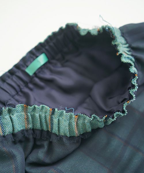 ohta.オオタ.navy chesk skirt [sk-14C]