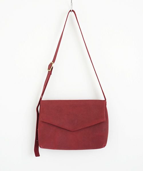 ohta.オオタ.burgundy letter bag [ac-20R7]