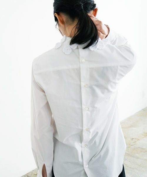 MIYAO.ミヤオ.BLOUSE[MVBL-08/2.白×白×白]