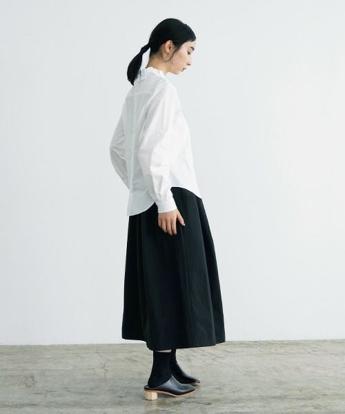 MIYAO.ミヤオ.BLOUSE[MVBL-08/2.白×白×白]