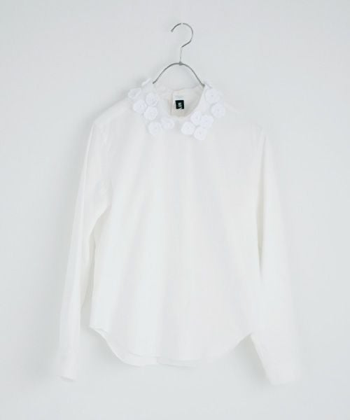 MIYAO.ミヤオ.BLOUSE[MVBL-08/2.白×白×白]