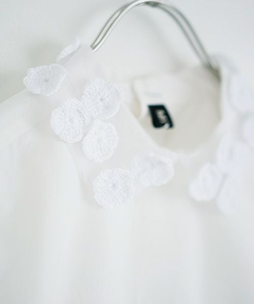 MIYAO.ミヤオ.BLOUSE[MVBL-08/2.白×白×白]