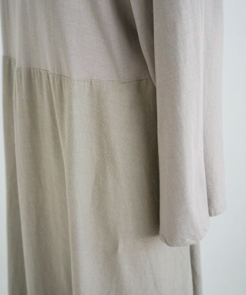 Mochi / home&miles.モチ / ホーム＆マイルズ.flare sleeve one piece [greige]