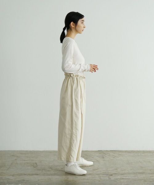Mochi / home&miles.モチ / ホーム＆マイルズ.wrap pants [off white・]