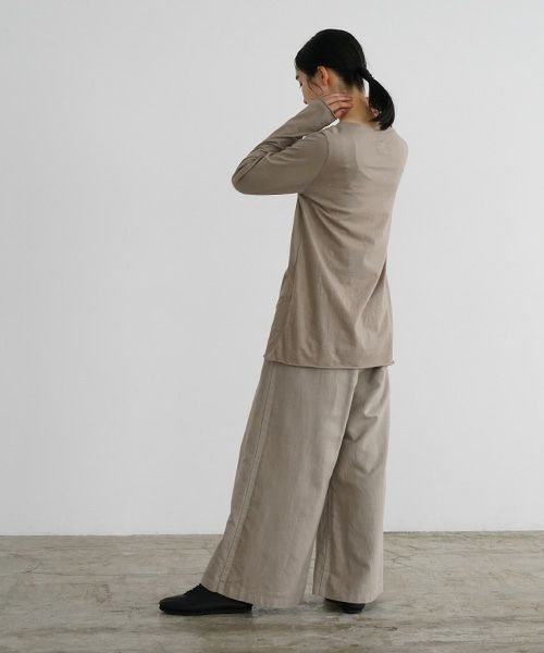 Mochi / home&miles.モチ / ホーム＆マイルズ.cotton cashmere cut&saw [greige]